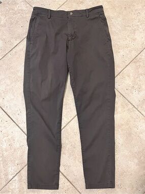 Bird Dog Men’s Gray Stretch Khakis Chino Pants Slim Fit Golf 32x30 EUC WOW $128